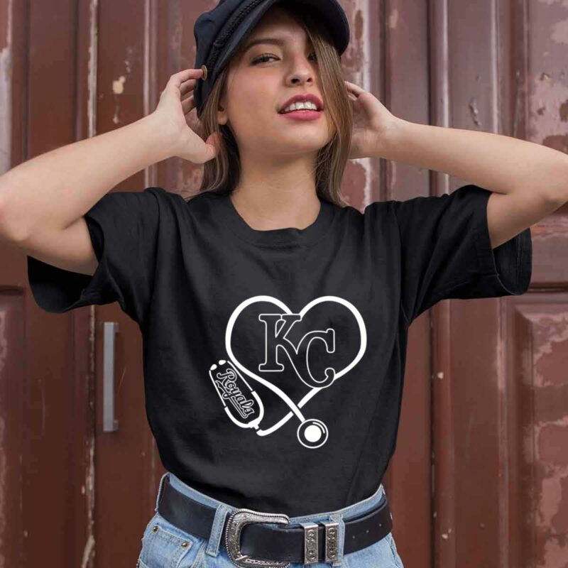 Nurse Loves Kansas City Royals Stethoscope Royal 0 T Shirt
