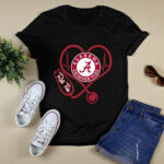 Nurse loving Alabama Crimson Tide Roll Tide 4 T Shirt