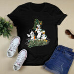 Oakland Athletics Mickey Donald And Goofy Baseball 3 T Shirt