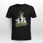 Oakland Athletics Mickey Donald And Goofy Baseball 4 T Shirt