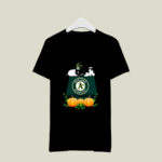 Oakland Athletics Snoopy Pumpkin House 2 T Shirt