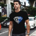 Oakland Raiders And Los Angeles Dodgers Superman 1 T Shirt