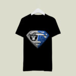 Oakland Raiders And Los Angeles Dodgers Superman 2 T Shirt
