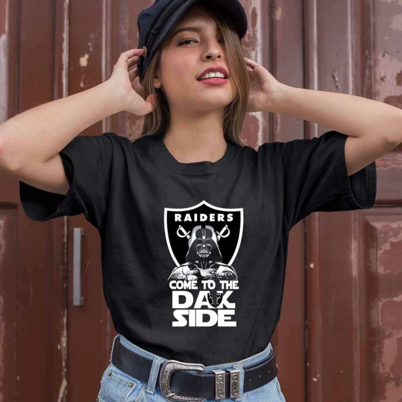 Oakland Raiders Come To The Dak Side Dark Vader 0 T Shirt