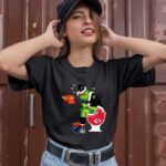 Oakland Raiders Grinch Santa Sitting Kansas City Chiefs Toilet Denver Broncos Los Angeles Chargers 1 T Shirt