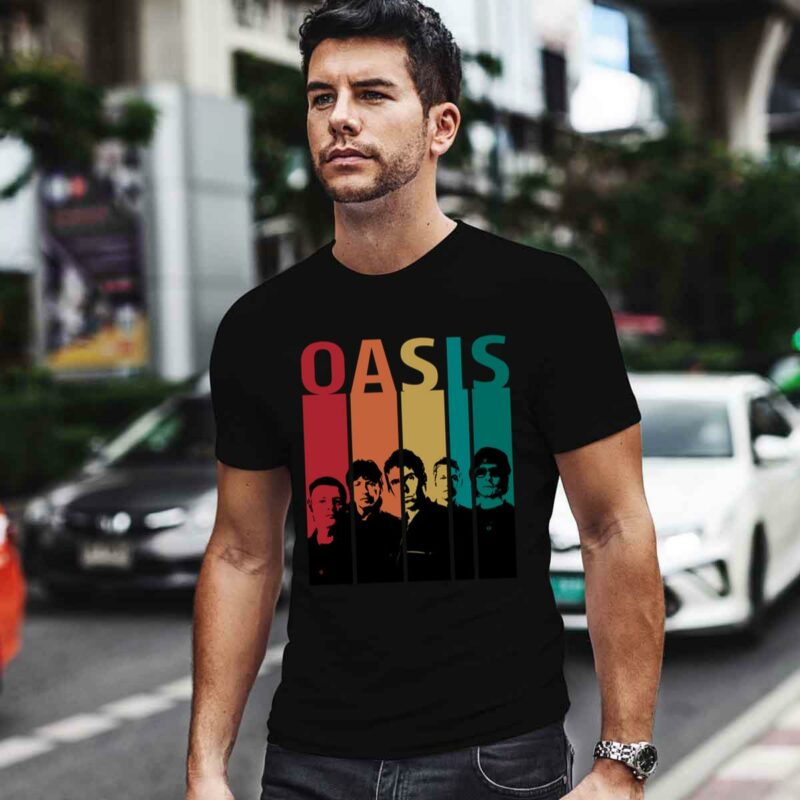 Oasis Band Retro Style 0 T Shirt
