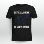 Official Drink Of New York Giants Haters 3 T Shirt