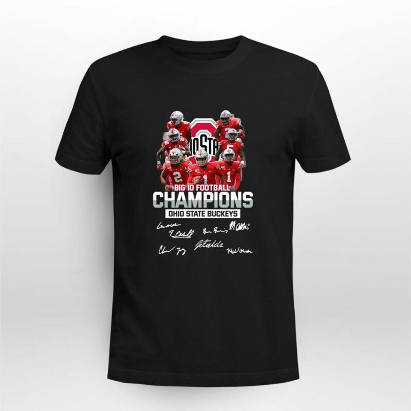 Ohio State Buckeyes Big 10 Football Champions 0 T Shirt