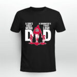 Ohio State Buckeyes Dad sons first hero daughters first love 0 T Shirt