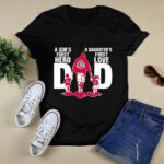 Ohio State Buckeyes Dad sons first hero daughters first love 4 T Shirt