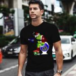 Ohio State Buckeyes Grinch toilet Michigan Wolverines Christmas 2 T Shirt