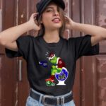 Ohio State Buckeyes Grinch toilet Michigan Wolverines Christmas 3 T Shirt