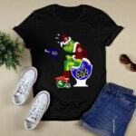 Ohio State Buckeyes Grinch toilet Michigan Wolverines Christmas 4 T Shirt