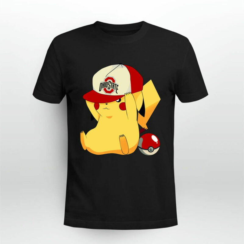 Ohio State Buckeyes Pikachu Pokemon 0 T Shirt