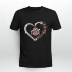 Ohio State Buckeyes Twinkle Heart 0 T Shirt