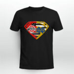 Ohio State Buckeyes and Notre Dame Fighting Superman logo 0 T Shirt