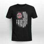 Ohio State best dad ever Flag America 0 T Shirt