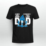 Oklahoma City Thunder Dad sons first hero daughters first love 3 T Shirt
