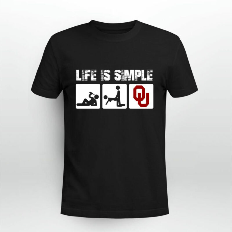 Oklahoma Sooners Life Is Simple 0 T Shirt