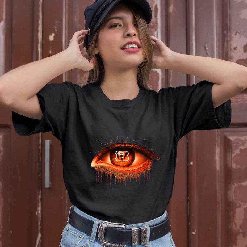 Orange Eye Cincinnati Bengal 0 T Shirt