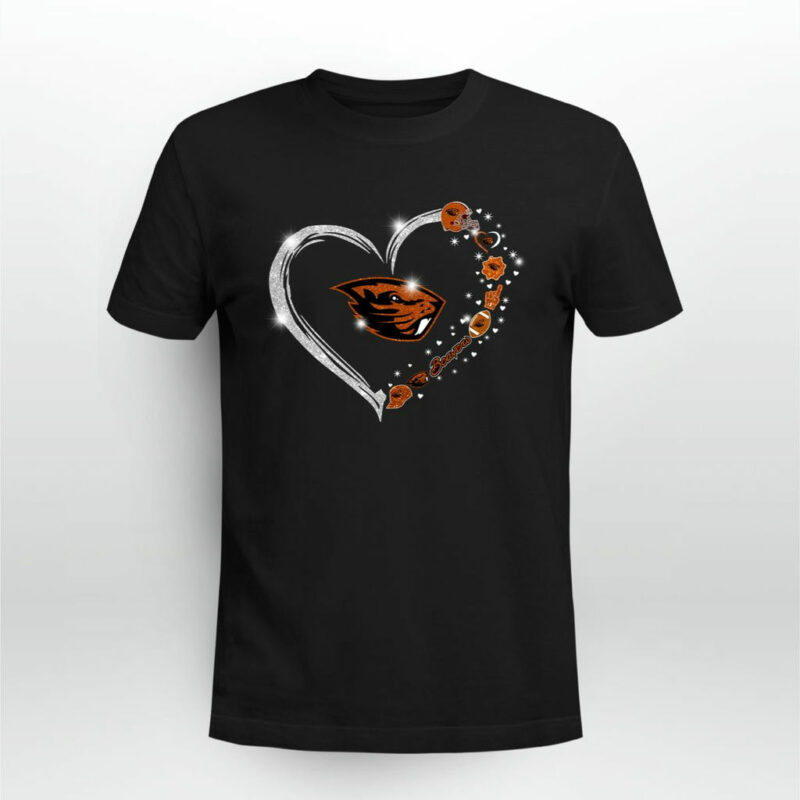 Oregon State Beavers Twinkle Heart 0 T Shirt