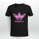 Original Wonder Woman Warrior Breast Cancer Awareness 2 T Shirt