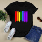 Orlando Rainbow Wet Paint LGBT Gay Pride 2 T Shirt
