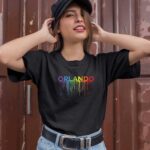 Orlando Texas Rainbow Wet Paint Gay Lesbian LGBT Pride 0 T Shirt