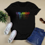 Orlando Texas Rainbow Wet Paint Gay Lesbian LGBT Pride 2 T Shirt