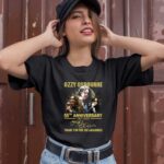 Ozzy Osbourne 55th Anniversary 1976 2022 Thank You For The Memories Signature 1 T Shirt