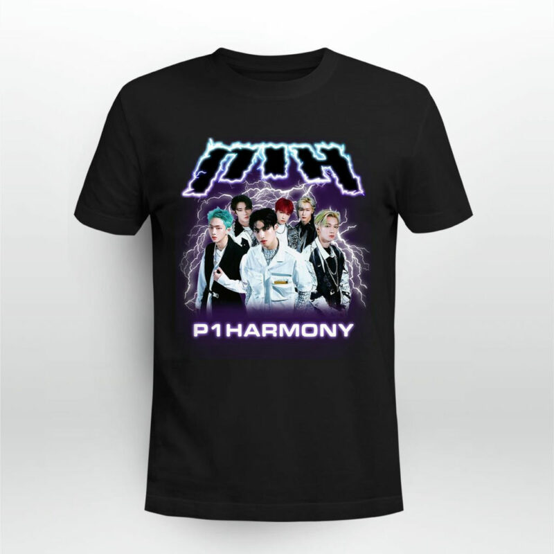 P1Harmony Us Tour Dates Peace Tour 2022 Front 4 T Shirt