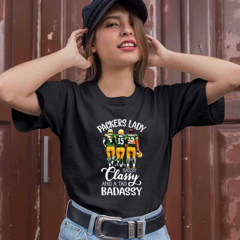 Packers Lady Sassy Classy And A Tad Badassy 0 T Shirt