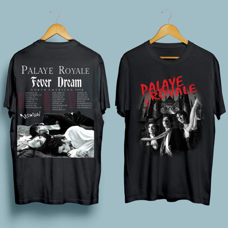 Palaye Royale 2023 Fever Dream North American Tour Front 4 T Shirt