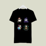 Panda Contradictory positions Pirate Police Dance Calm 3 T Shirt