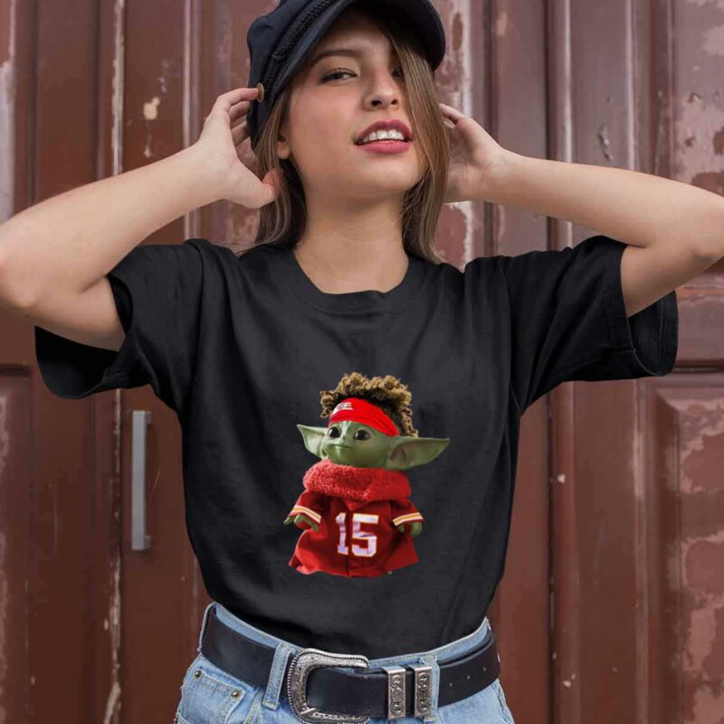 Patrick Mahomes Baby Yoda The Child Football 0 T Shirt