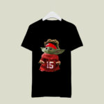 Patrick Mahomes Baby Yoda The Child Football 3 T Shirt