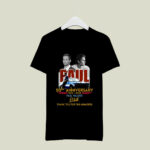 Paul Walker 50Th Anniversary 1973 2023 Signatures 4 T Shirt