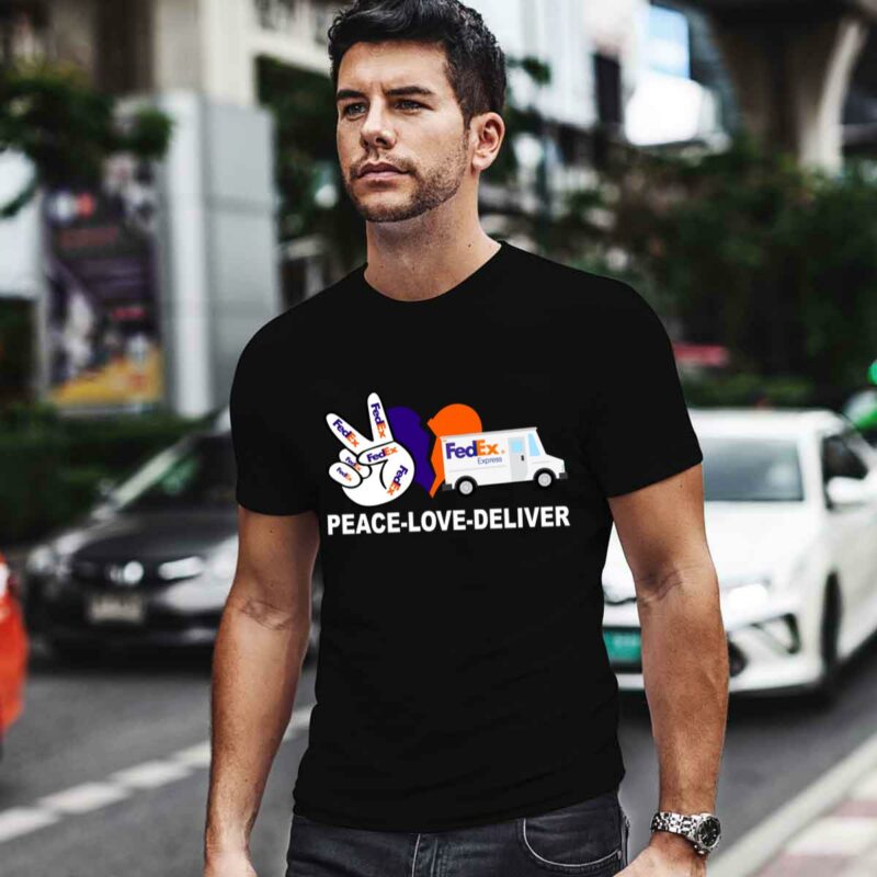Peace Love Deliver Fedex 0 T Shirt