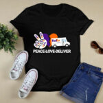 Peace Love Deliver Fedex Express 4 T Shirt