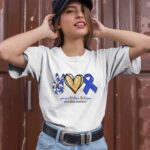 Peace Love Hope Child Abuse Awareness 2 T Shirt