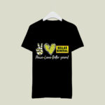 Peace love Dollar General 3 T Shirt