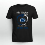 Penn State Nittany Lions Apple This Teacher Loves Her Nittany Lions Go Blue Go White 0 T Shirt