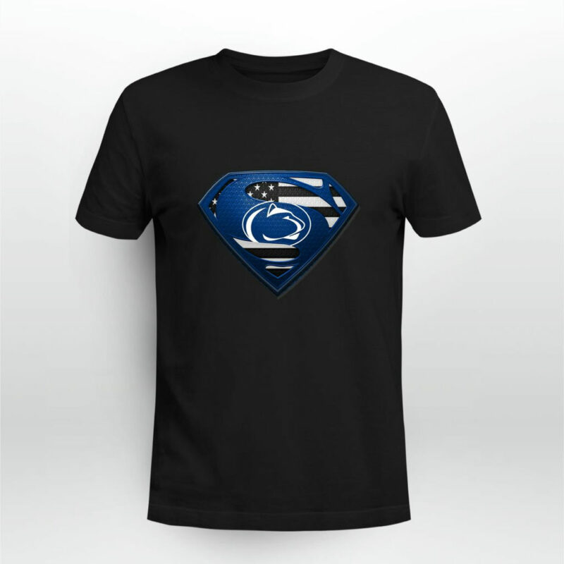 Penn State Nittany Lions Superman American Flag The 4Th Of July 0 T Shirt