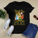 Peter Pan 71st Anniversary 1953 2024 Thank You For The Memories Signatures 4 T Shirt
