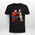 Peter Parker Spiderman and Morgan Stark Iron man 3 T Shirt