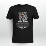 Peyton Manning Denver Broncos Hall Of Fame Signature 4 T Shirt