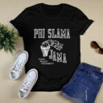 Phi Slama Jama Houston Cougars 1980s College Basketball 4 T Shirt