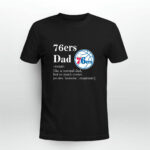 Philadelphia 76ers Like A Normal Dad But So Much Cooler 3 T Shirt