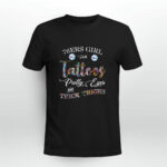 Philadelphia 76ers girl with Tattoos Pretty Eyes 3 T Shirt