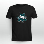 Philadelphia Eagles Autism puzzle 4 T Shirt